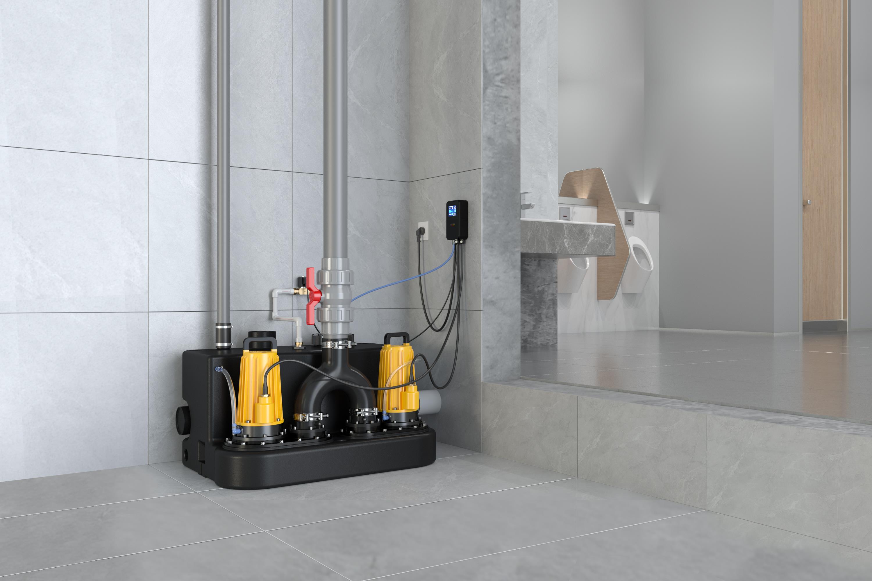 Kompaktboy pro Doppel(150L雙系統)污水提升裝置