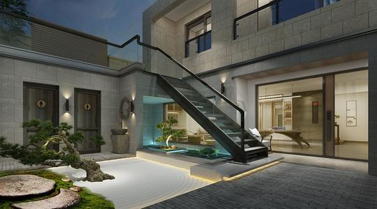 下沉式庭院 下沉式庭院